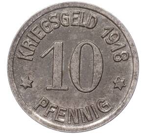 10 пфеннигов 1918 года Германия — город Кобленц (Нотгельд)