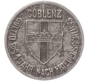 10 пфеннигов 1918 года Германия — город Кобленц (Нотгельд)