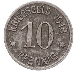 10 пфеннигов 1918 года Германия — город Кобленц (Нотгельд)