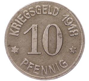 10 пфеннигов 1918 года Германия — город Кобленц (Нотгельд)