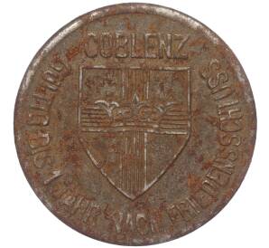 10 пфеннигов 1918 года Германия — город Кобленц (Нотгельд)