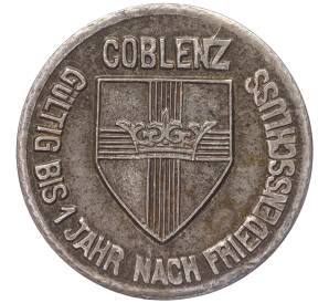 10 пфеннигов 1918 года Германия — город Кобленц (Нотгельд)