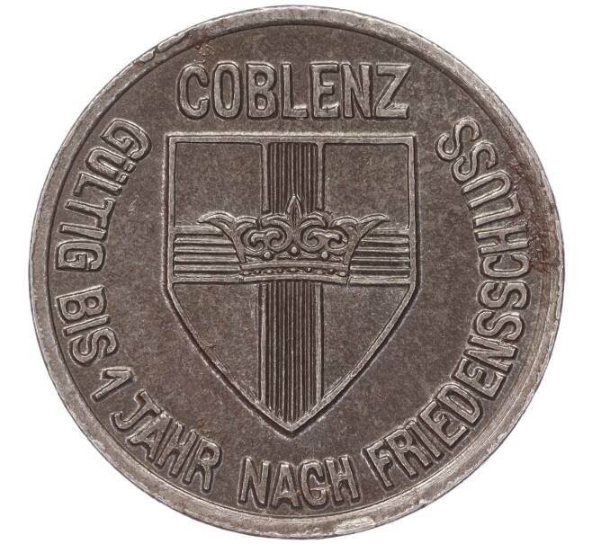 Монета 10 пфеннигов 1918 года Германия — город Кобленц (Нотгельд) (Артикул: K11-86413) — Фото №1