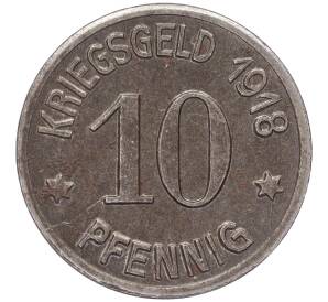 10 пфеннигов 1918 года Германия — город Кобленц (Нотгельд)