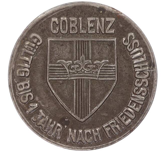 Монета 10 пфеннигов 1918 года Германия — город Кобленц (Нотгельд) (Артикул: K11-86415) — Фото №1