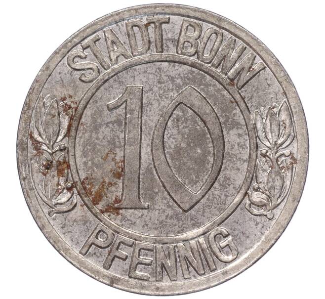 Монета 10 пфеннигов 1920 года Германия — город Бонн «Бетховен» (Нотгельд) (Артикул: K11-86441) — Фото №2