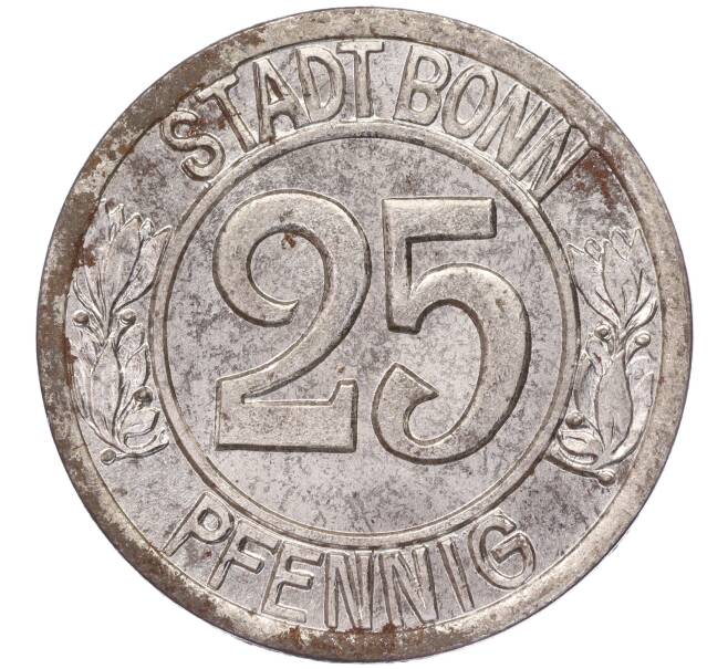 Монета 25 пфеннигов 1920 года Германия — город Бонн «Бетховен» (Нотгельд) (Артикул: K11-86450) — Фото №2