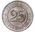 Монета 25 пфеннигов 1920 года Германия — город Бонн «Бетховен» (Нотгельд) (Артикул: K11-86453) — Фото №2