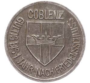 10 пфеннигов 1918 года Германия — город Кобленц (Нотгельд)