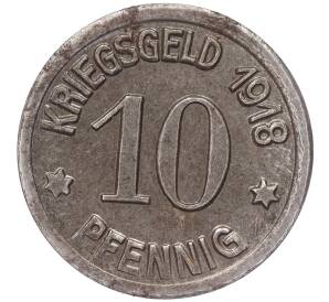 10 пфеннигов 1918 года Германия — город Кобленц (Нотгельд)