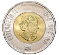Монета 2 доллара 2017 года Канада «150 лет Конфедерации — Полярное сияние» (Артикул K1-4495)