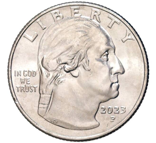 Монета 1/4 доллара (25 центов) 2023 года P США «Американские женщины — Бесси Колман» (Артикул M2-59978)