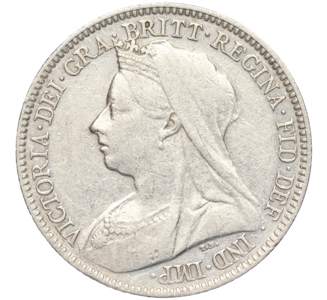 Монета 6 пенсов 1895 года Великобритания (Артикул K11-86492)