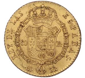 80 реалов 1822 года Испания
