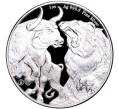 Монета 5000 франков 2023 года Чад «Бык против медведя» (Артикул M2-60017)
