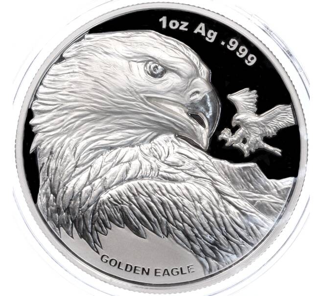 Монета 2 доллара 2023 года Самоа «Золотой орел» (Артикул M2-60022)