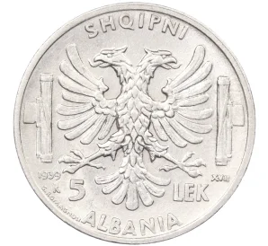 5 лек 1939 года Албания