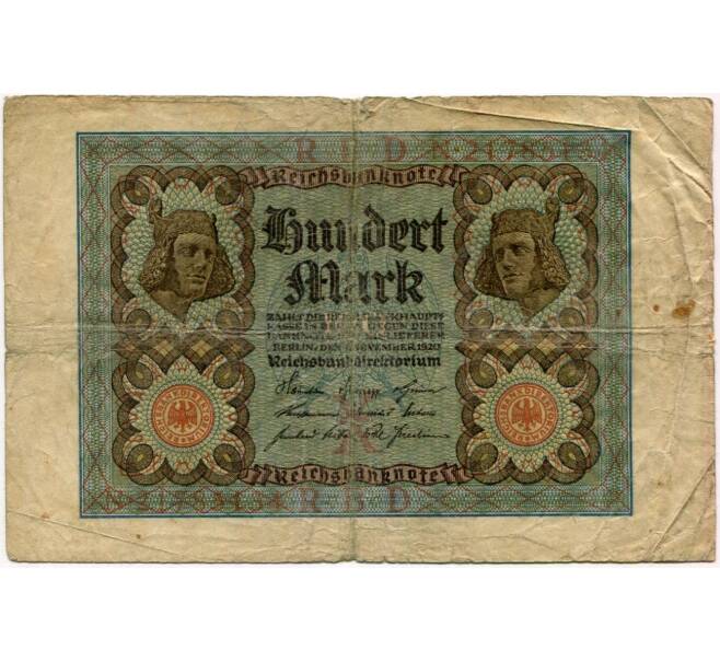 Банкнота 100 марок 1920 года Германия (Артикул B2-10225)