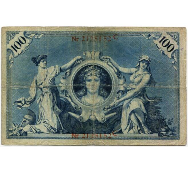 Банкнота 100 марок 1898 года Германия (Артикул: B2-10278) — Фото №2