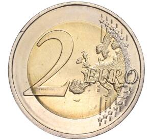 2 евро 2008 года F Германия «Федеральные земли Германии — Церковь Святого Михаила в Гамбурге» — Фото №2