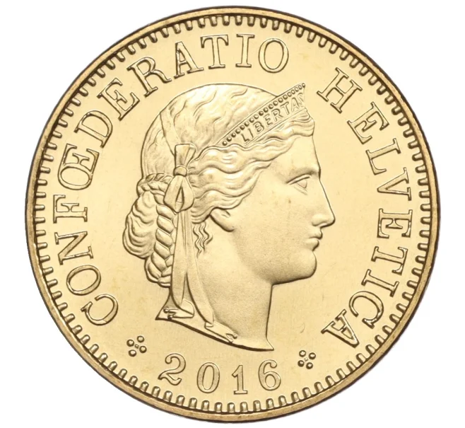 Монета 5 раппенов 2016 года Швейцария (Артикул M2-60067)