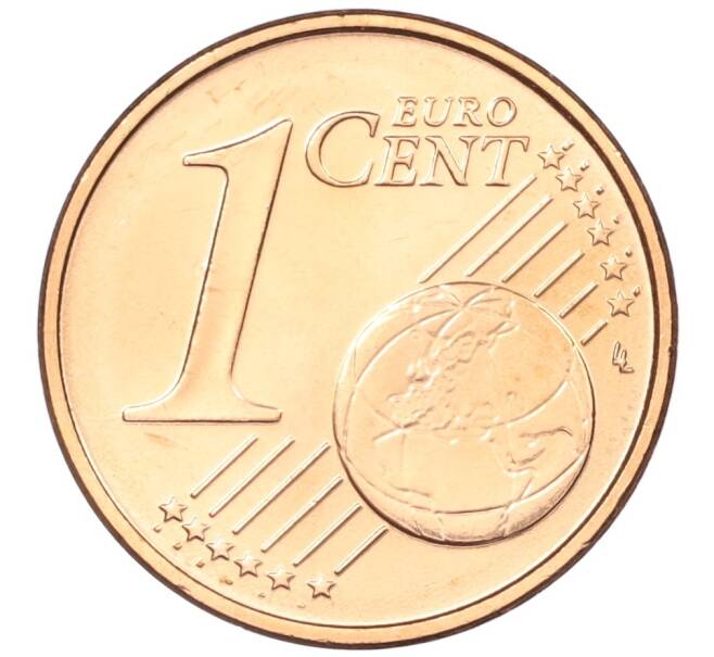 Монета 1 евроцент 2017 года Литва (Артикул M2-60075)