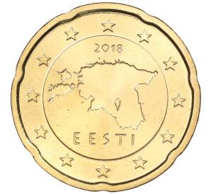 20 евроцентов 2018 года Эстония