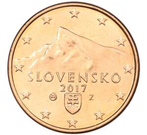 5 евроцентов 2017 года Словакия — Фото №1