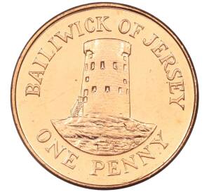 1 пенни 2008 года Джерси — Фото №1