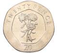 Монета 20 пенсов 2016 года Гибралтар (Артикул M2-60216)