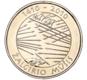 1 лит 2010 года Литва «600 лет Грюнвальдской битве» — Фото №1