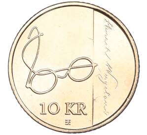 10 крон 2008 годаа Норвегия «200 лет со дня рождения Генрика Вергеланна»
