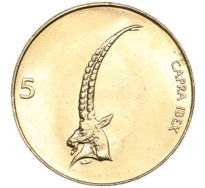 5 толаров 2000 года Словения — Фото №1