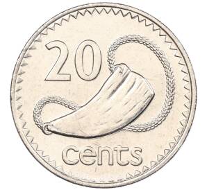 20 центов 1990 года Фиджи — Фото №1
