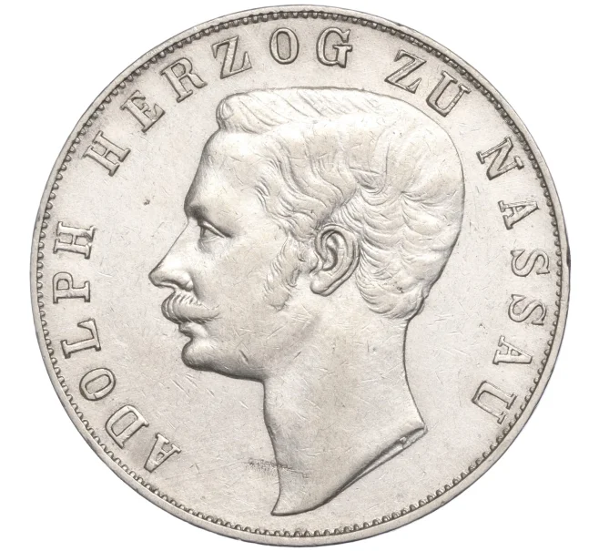 Монета 1 союзный талер 1860 года Нассау (Артикул K11-86846)