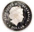 Монета 1 доллар 2005 года Австралия «Австралийская антарктическая территория — Морской леопард» (Артикул K11-86852)