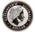 Монета 1 доллар 2007 года Австралия «Китайский гороскоп — Год свиньи» (Позолота) (Артикул K11-86856)