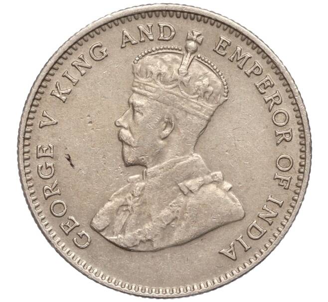 Монета 10 центов 1935 года Гонконг (Артикул K27-82384)