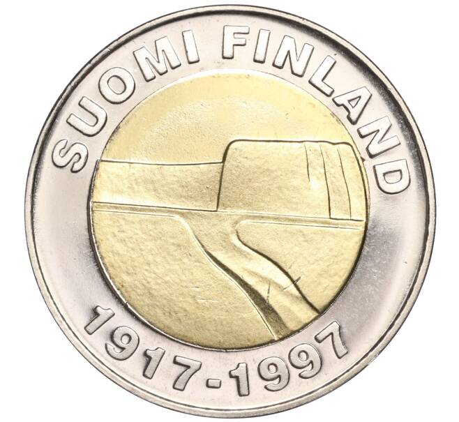 Монета 25 марок 1997 года Финляндия «80 лет Независимости» (Артикул M2-60311)