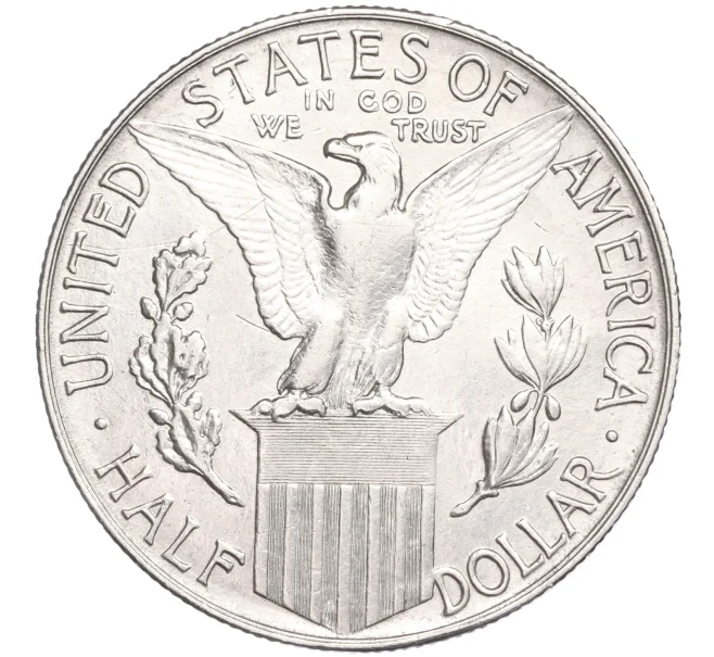 Монета 1/2 доллара (50 центов) 1915 года США «Панамо-Тихоокеанская международная выставка» (Артикул M2-60334)