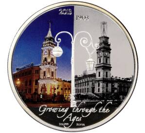 2 доллара 2013 года Ниуэ «Санкт-Петербург — Взросление через века»