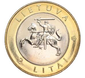 2 лита 2012 года Литва «Курорты Литвы — Бирштонас» — Фото №2