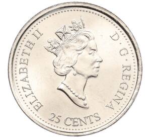 25 центов 2000 года Канада «Миллениум — Гордость» — Фото №2