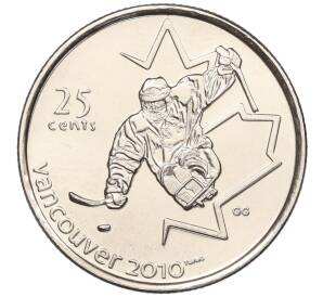 25 центов 2009 года Канада «X зимние Паралимпийские Игры 2010 в Ванкувере — Хоккей»