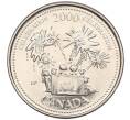 Монета 25 центов 2000 года Канада «Миллениум — Торжества» (Артикул M2-60400)