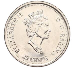 25 центов 2000 года Канада «Миллениум — Креативность» — Фото №2