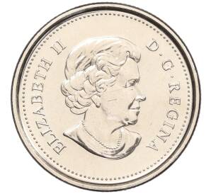 25 центов 2011 года Канада «Природа Канады — Сапсан» — Фото №2