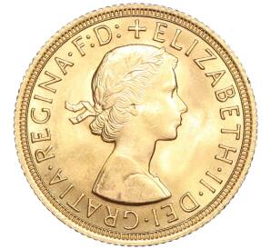 1 соверен 1963 года Великобритания — Фото №2