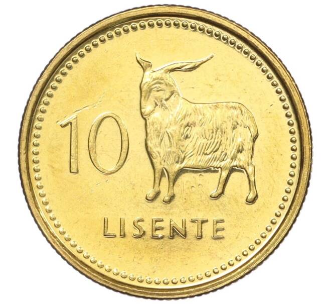 Монета 10 лисенте 2018 года Лесото (Артикул M2-60426)