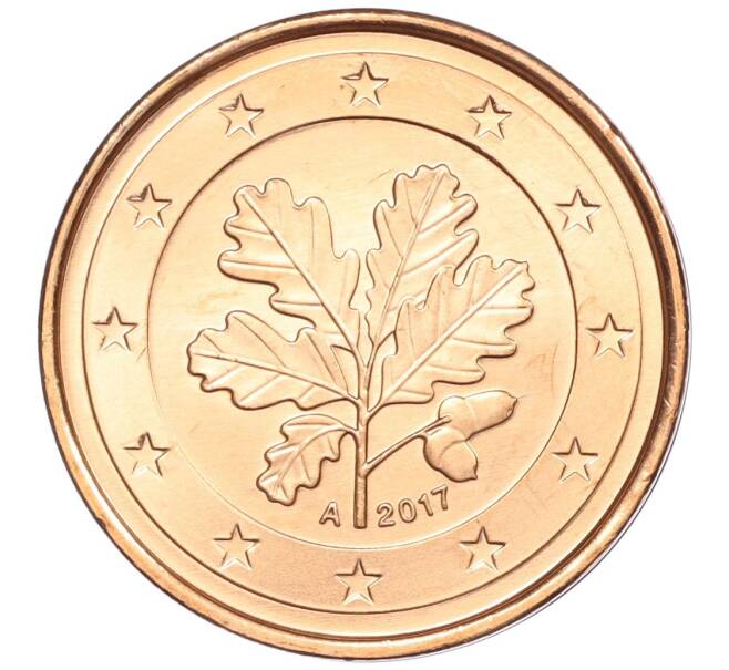 Монета 2 евроцента 2017 года A Германия (Артикул M2-60433)